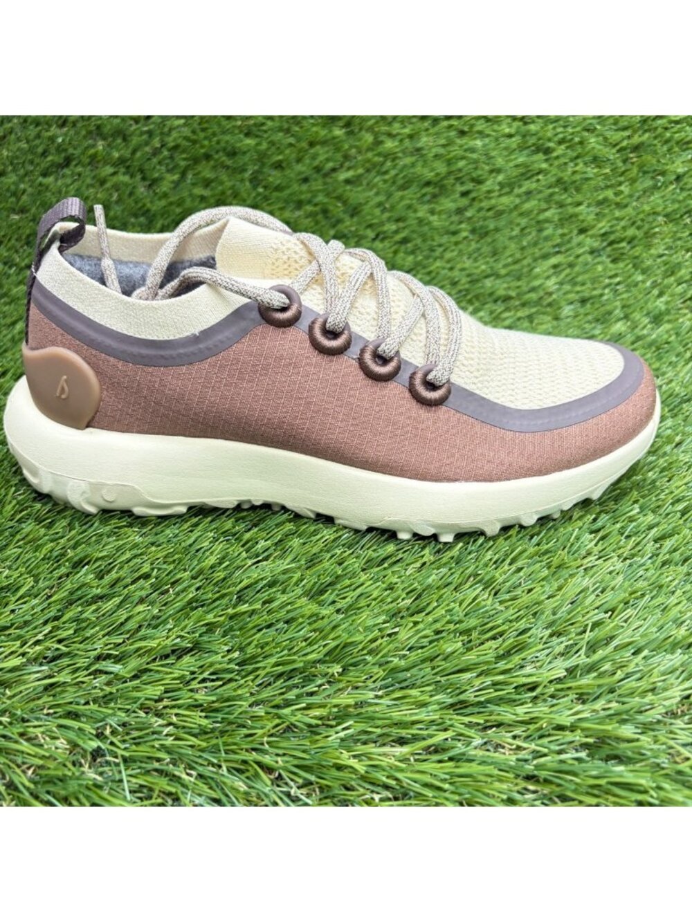 Allbirds Trail Runner SWT Womens Size 7.5 Brown Beige Athletic Shoes Sneakers